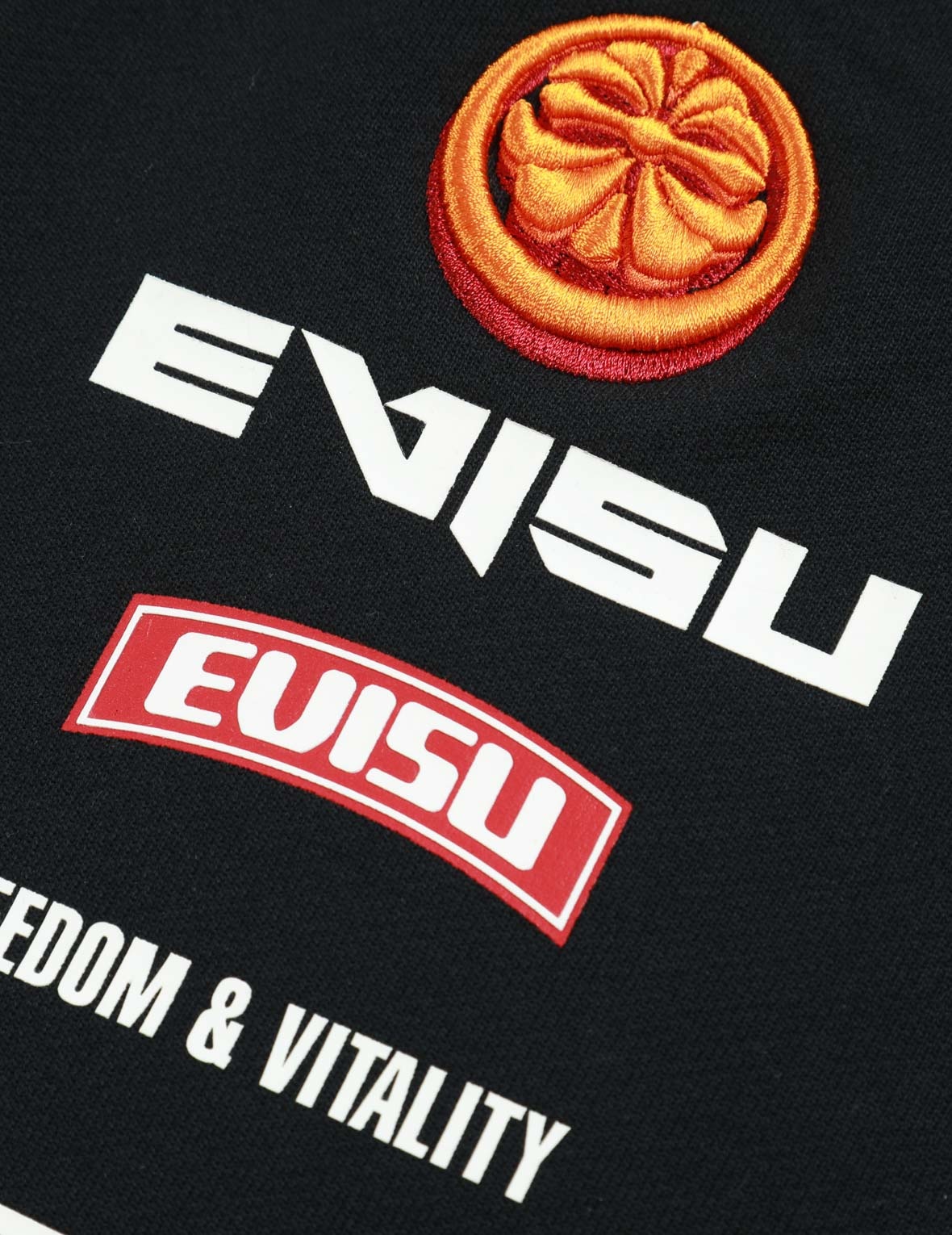 LOGO PRINT AND KAMON EMBROIDERY SWEAT SHORTS - 7
