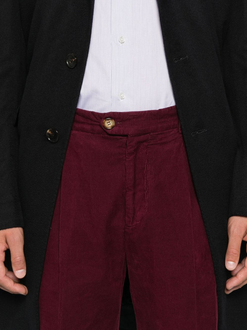 pleated corduroy trousers 5
