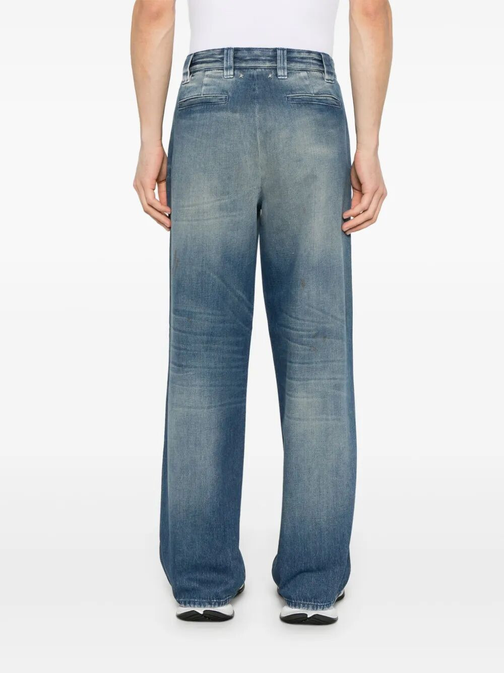 Golden Goose Men Journey M`S New Chino Norton Denim Pant Destroyed Archive Wash - 5