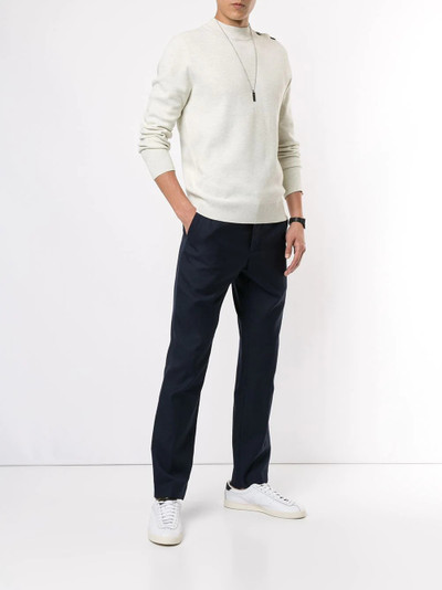 A.P.C. contrasting buttons jumper outlook