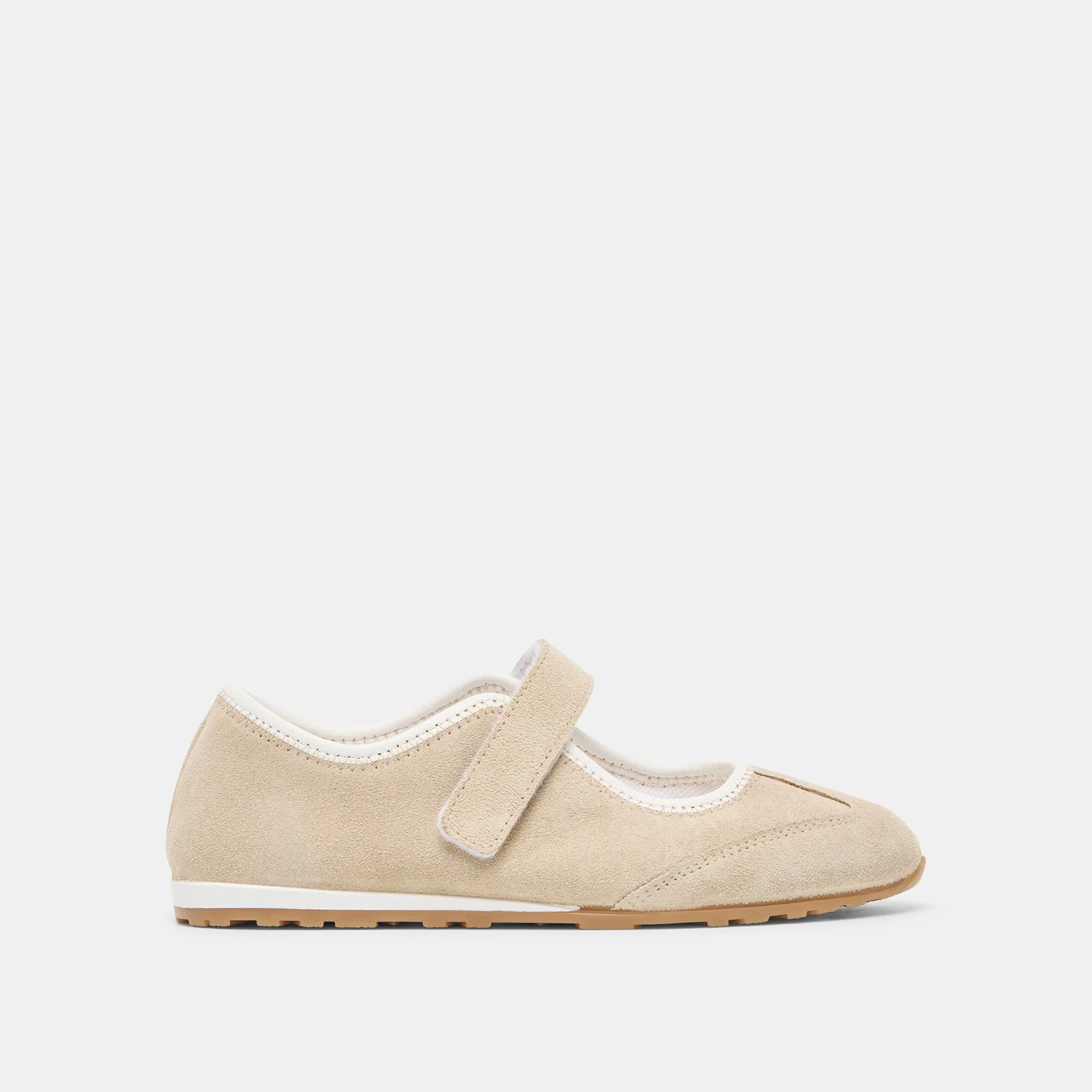 SOFYA SNEAKERS CAMEL SUEDE - 1