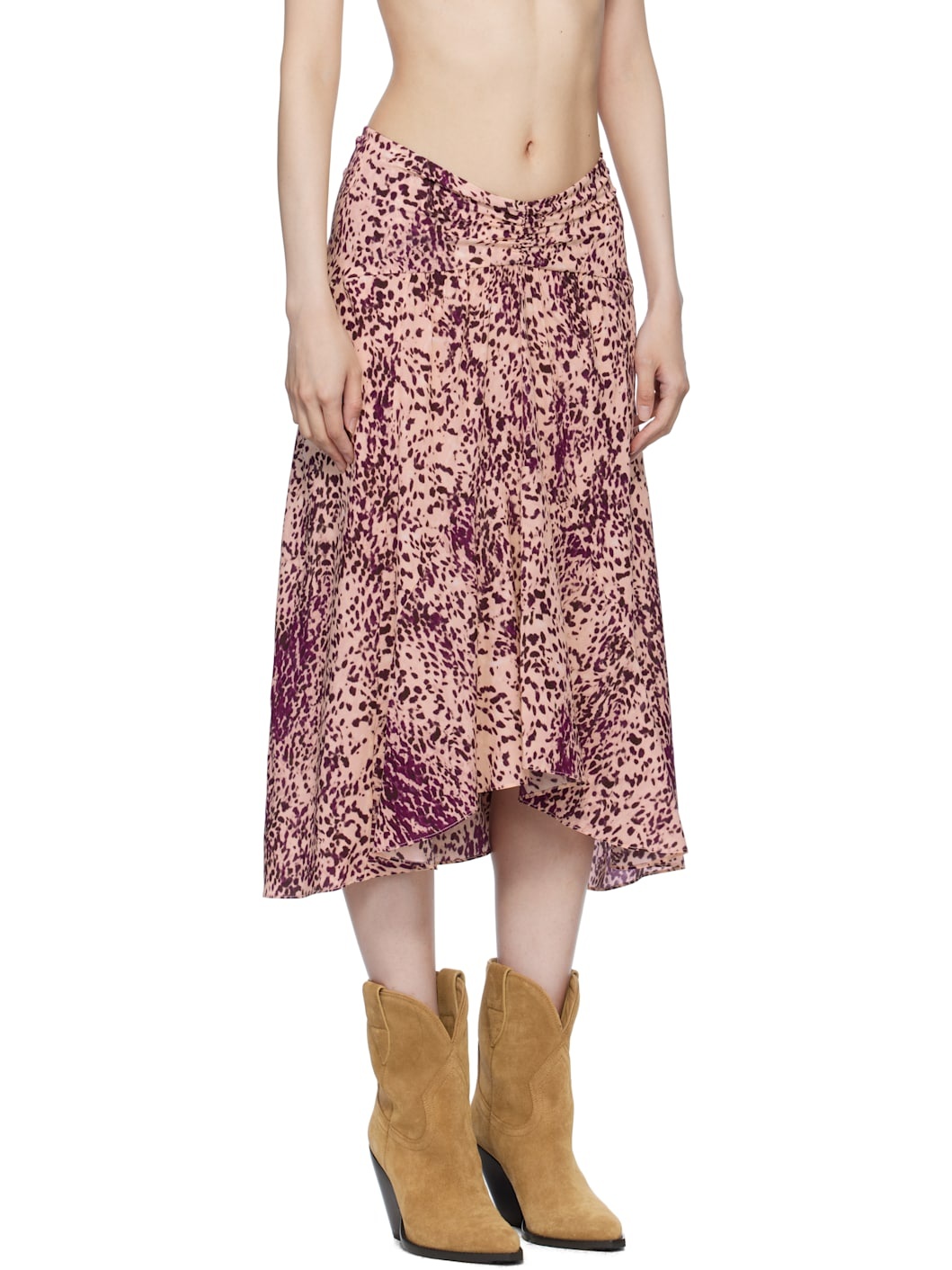 Purple Olena Midi Skirt - 2