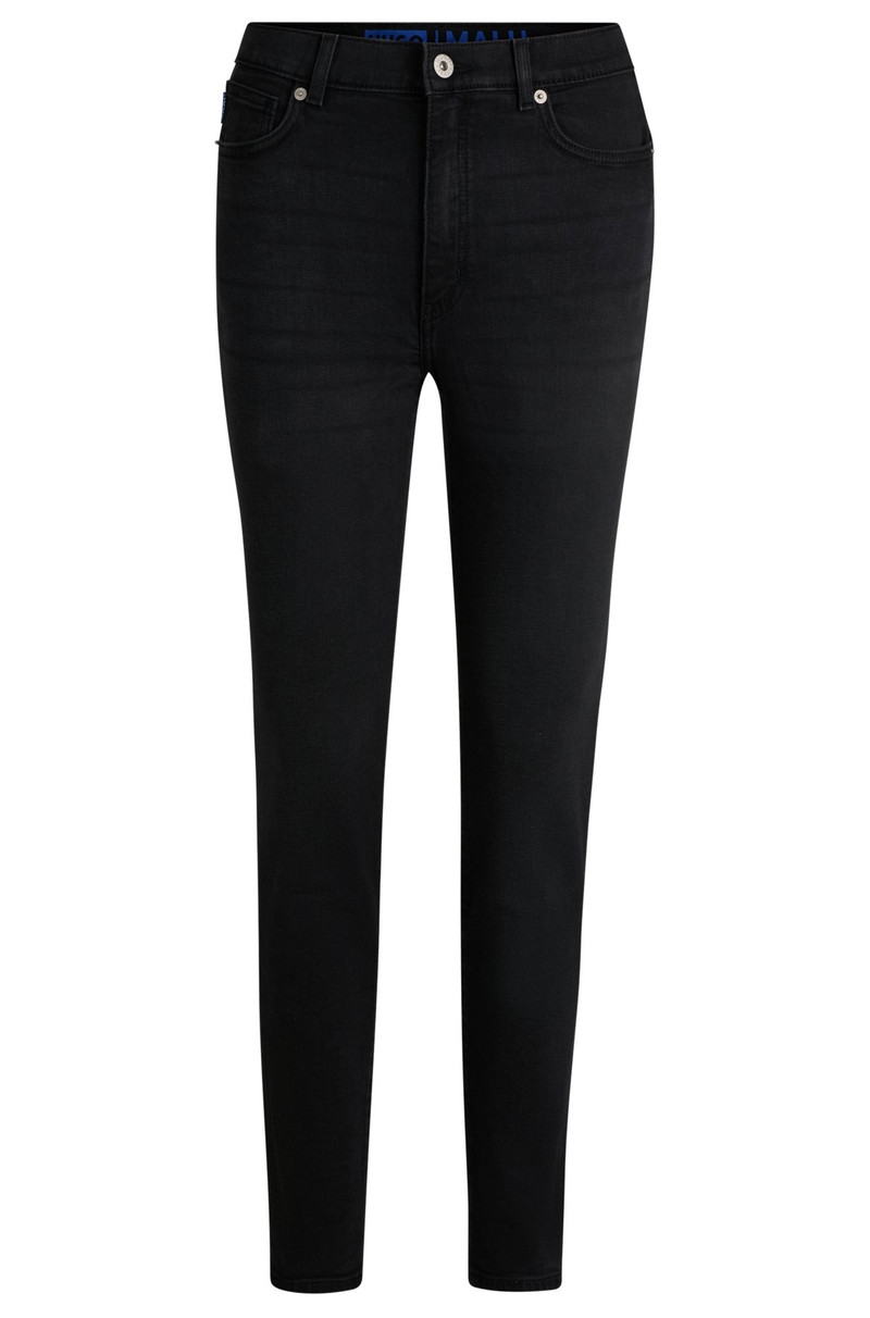 SKINNY-FIT JEANS IN BLACK STRETCH DENIM 1