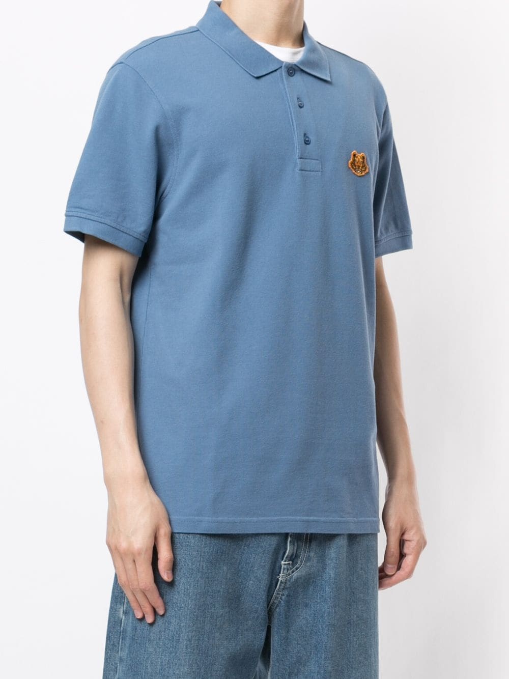 tiger motif polo shirt - 3