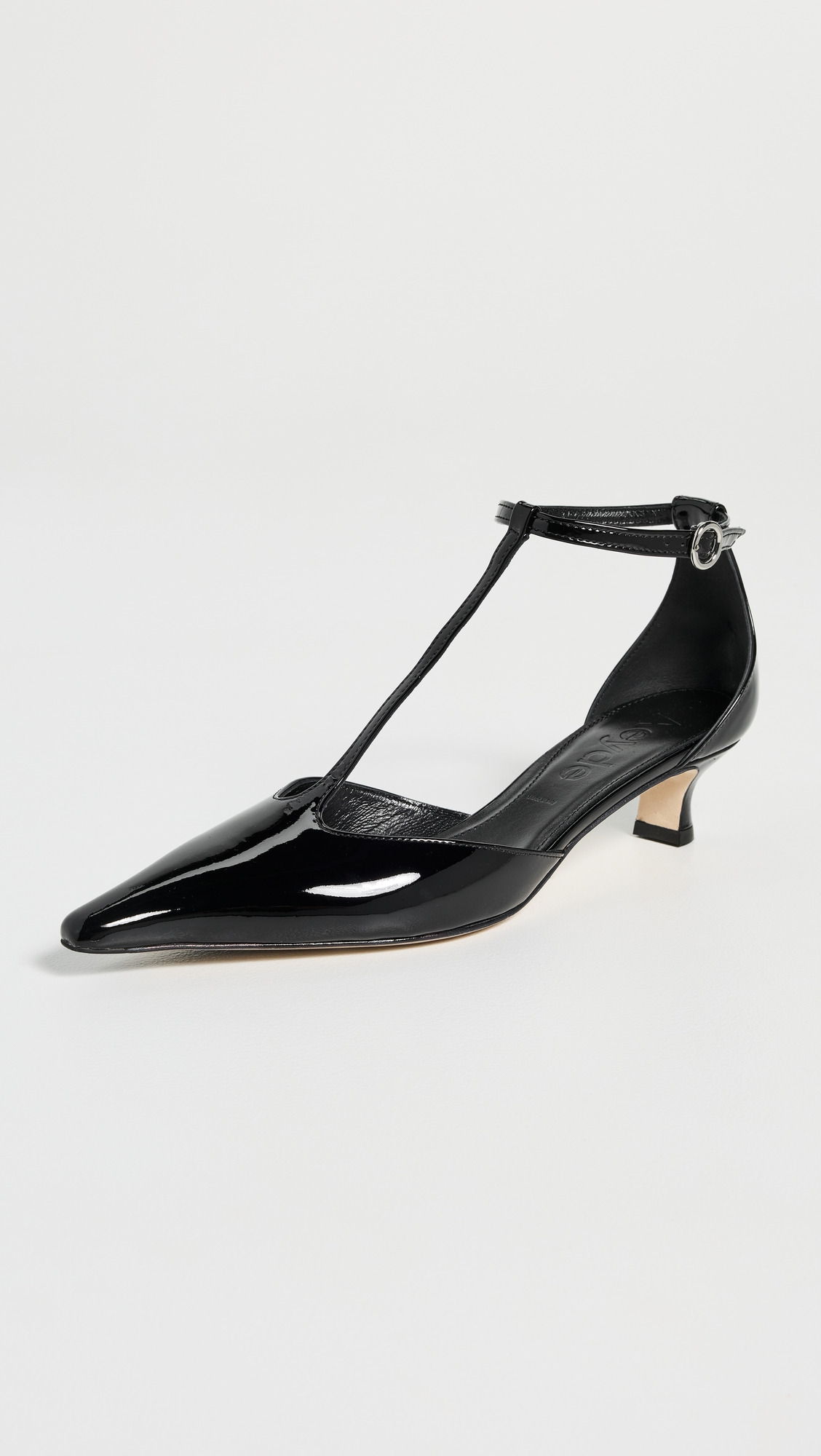 Liz Patent Calf Leather Black Heels - 1