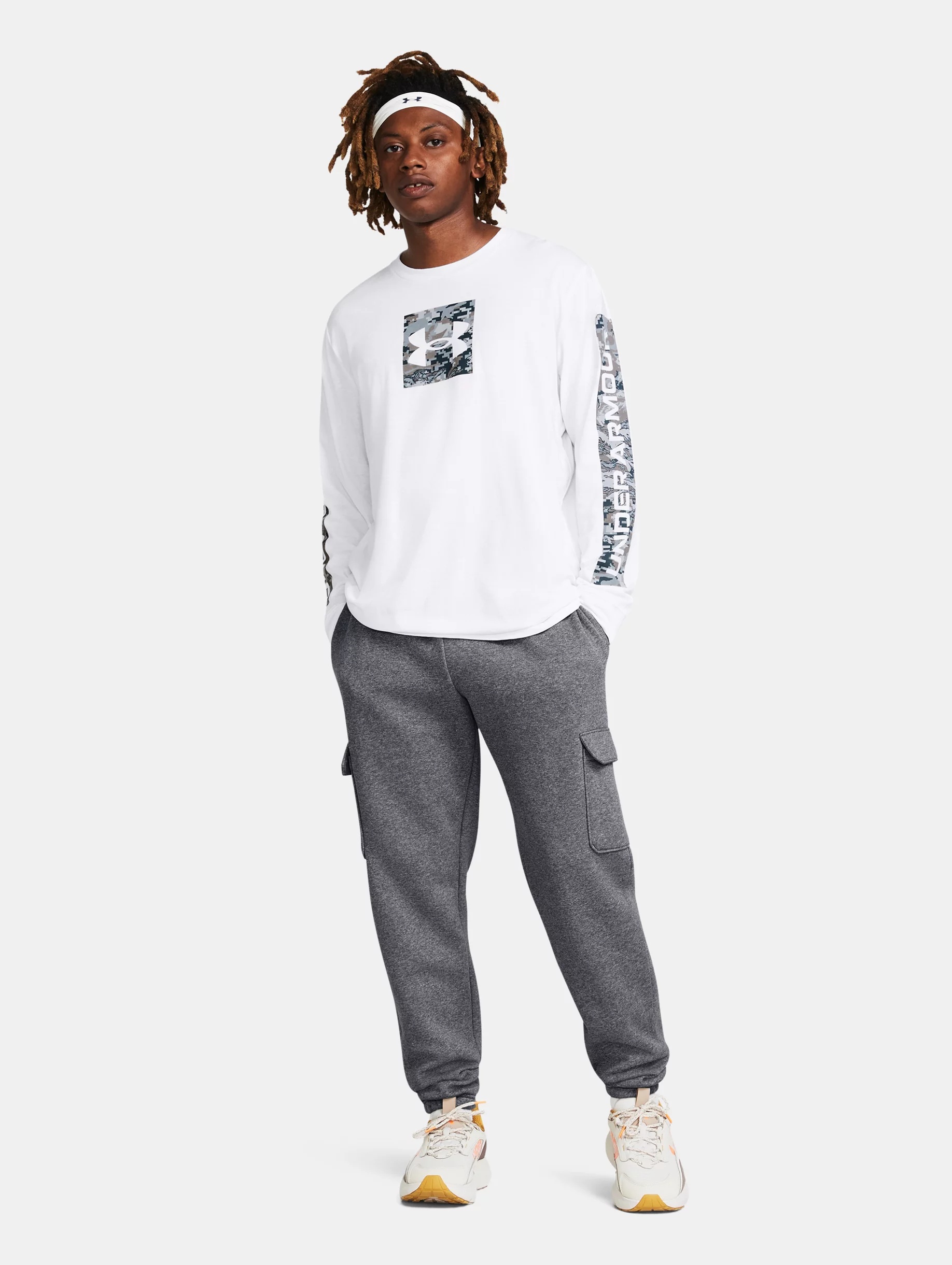 Men's UA Icon Fleece Cargo Pants - 5
