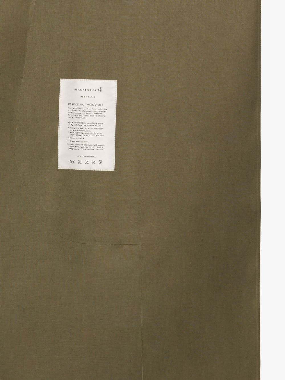 KINTORE KHAKI BONDED COTTON TRENCH COAT - 6
