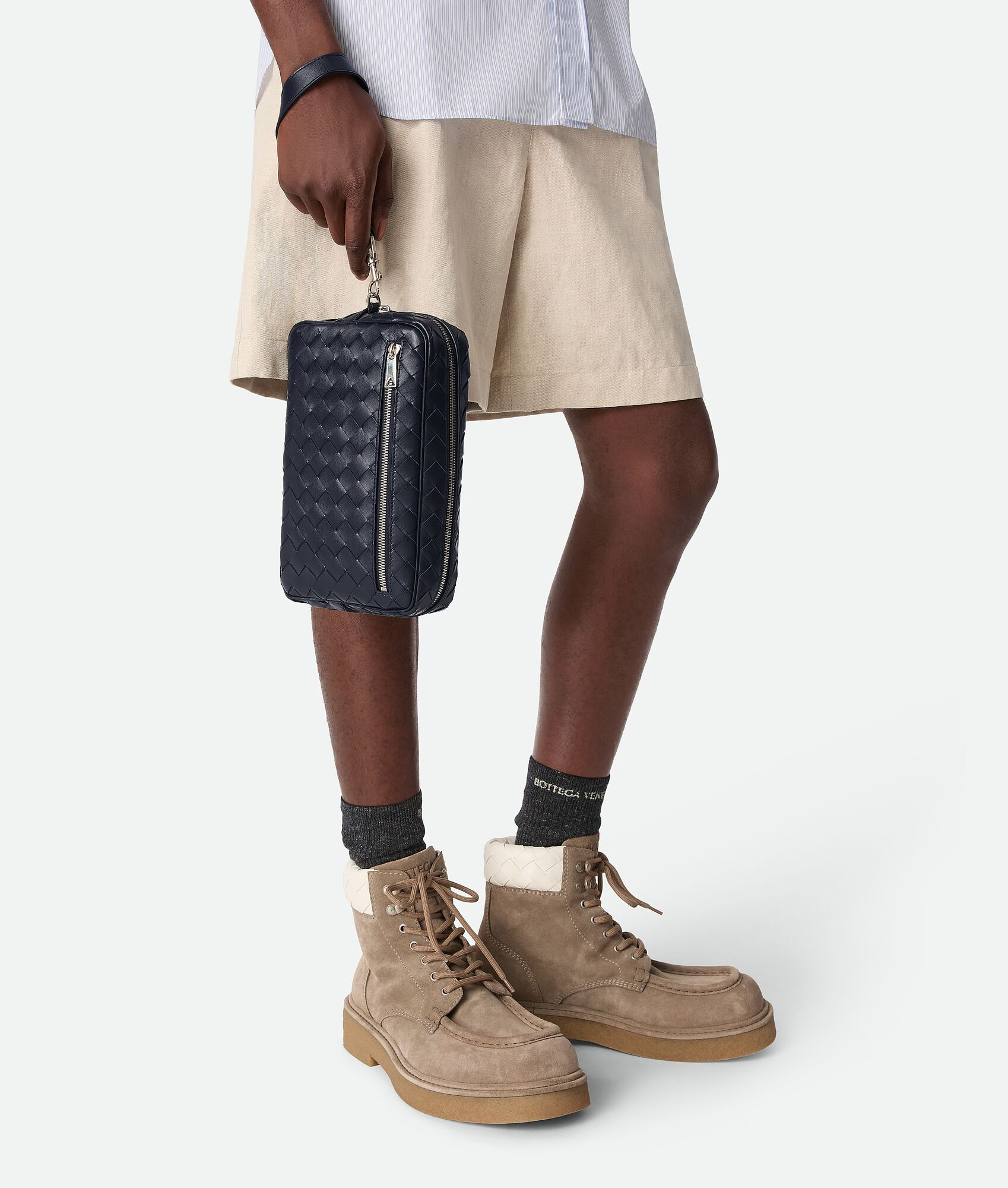 Intrecciato Pouch With Wristlet - 2