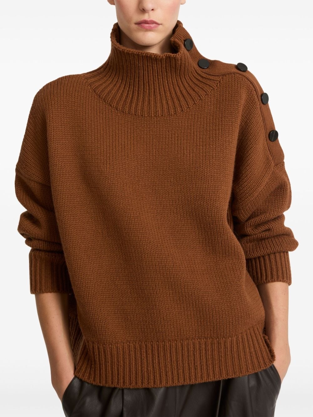 oversized knit jumper - 3