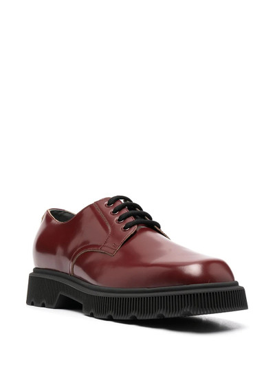 GUCCI square-toe Derby shoes outlook