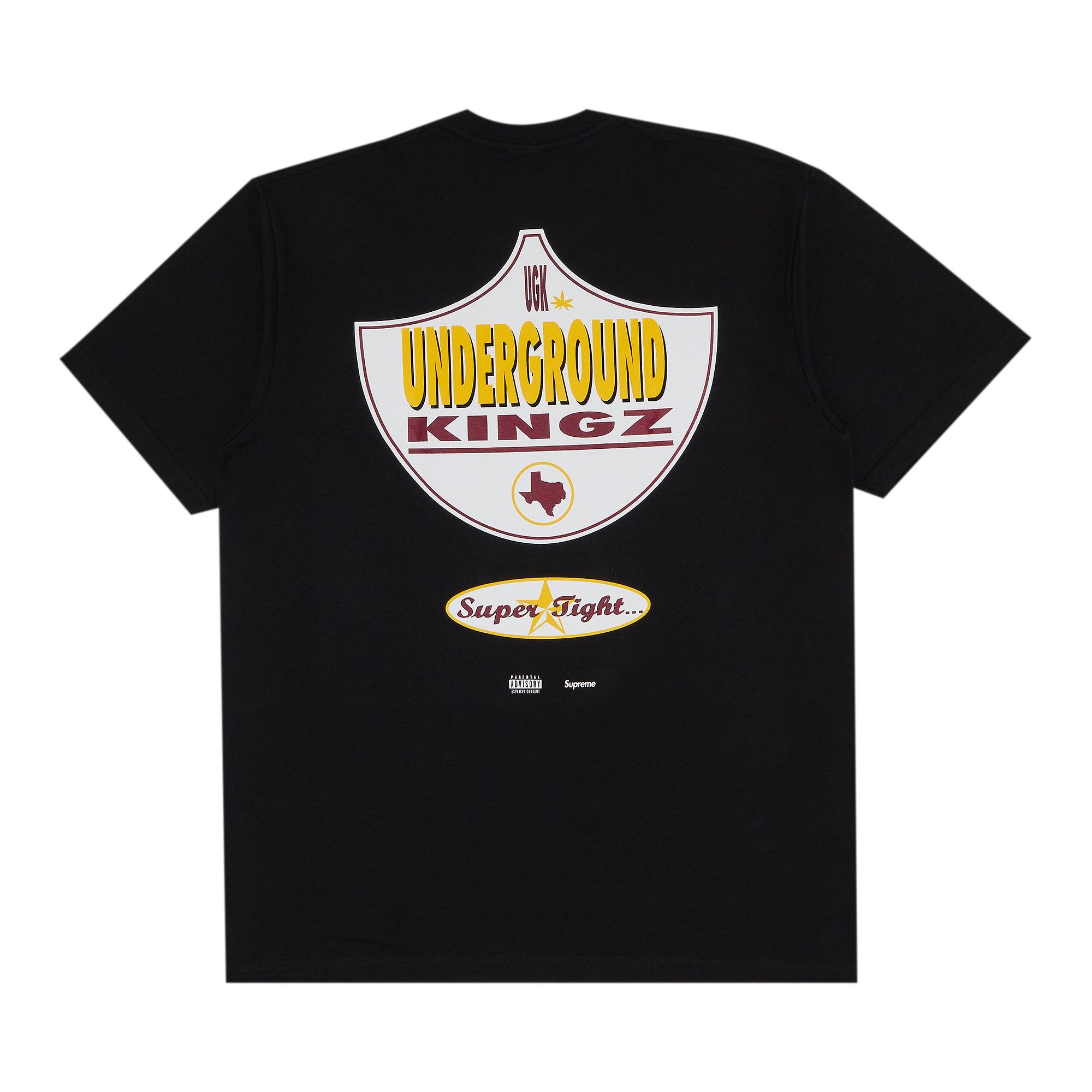 Supreme UGK Super Tight Tee 'Black' - 2