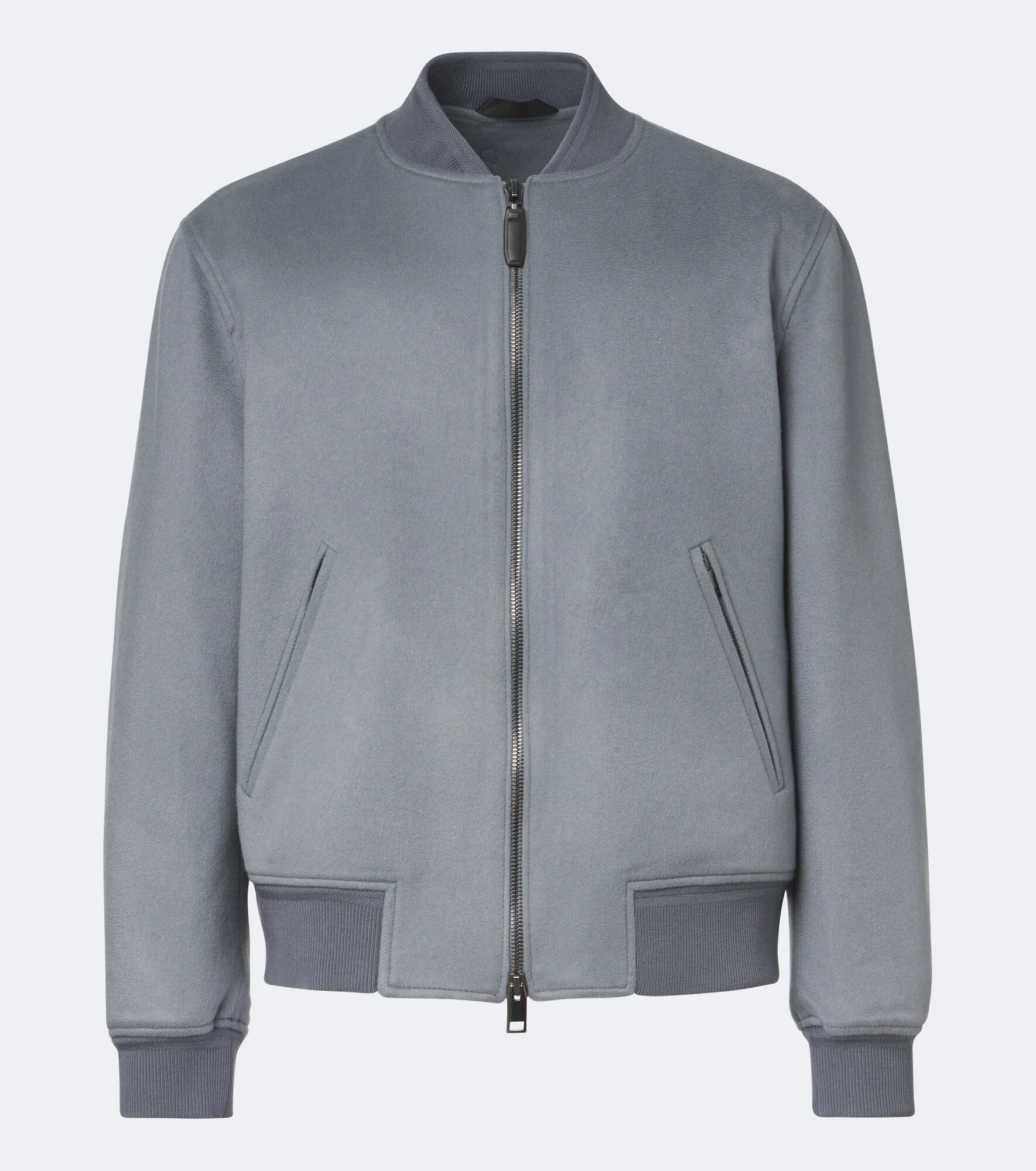 Wool and cashmere bomber jacket - 1