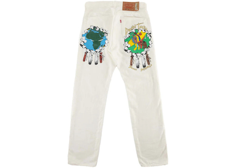 DENIM TEARS Denim Tears Onia Jean White outlook