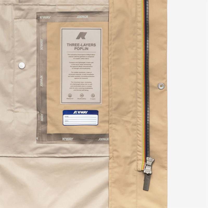 K-WAY POIR 3L POPLIN outlook