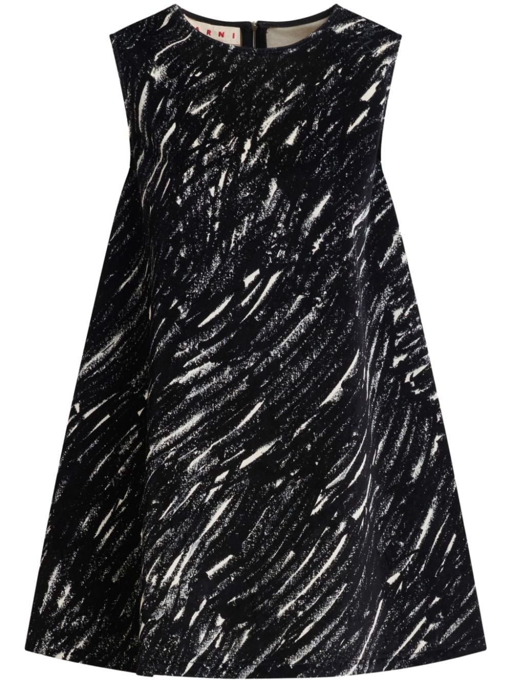 abstract mini dress - 1