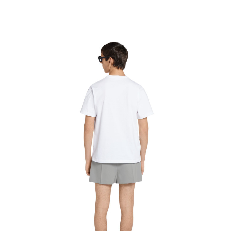 Printed cotton jersey T-shirt 4