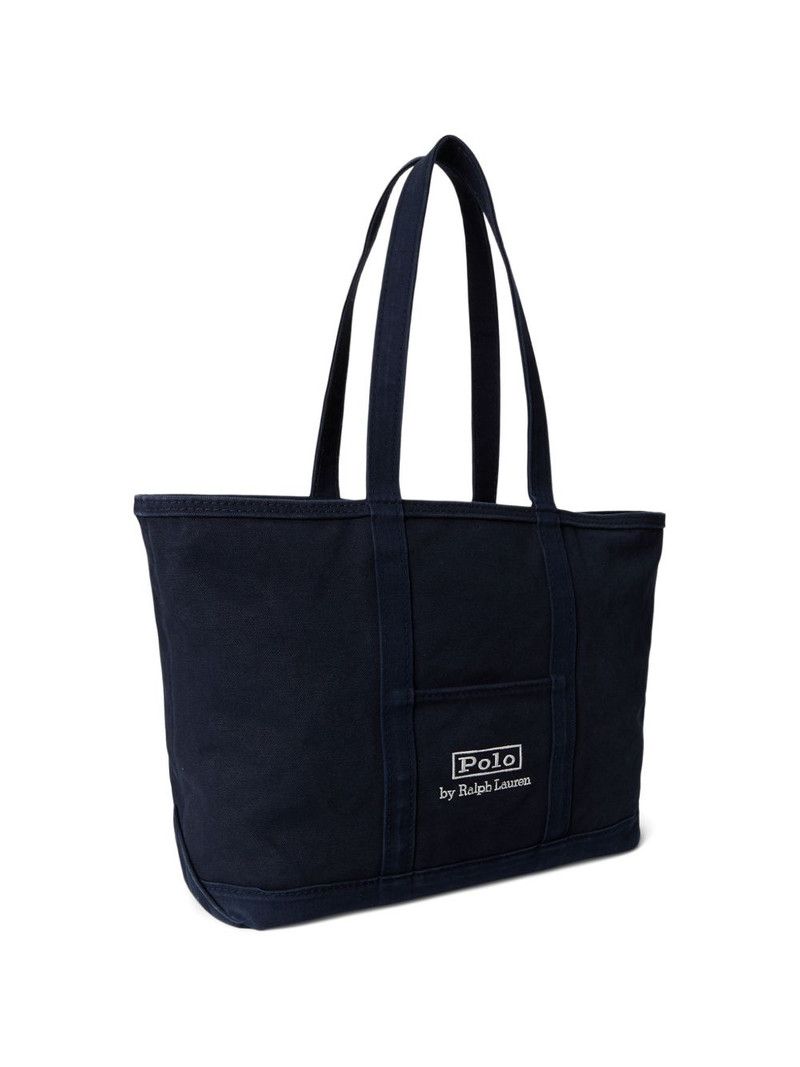 medium logo strap tote bag 3
