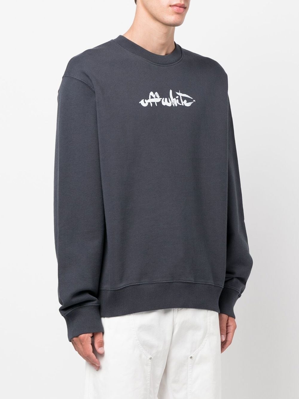 Arrows print crew neck sweatshirt - 4