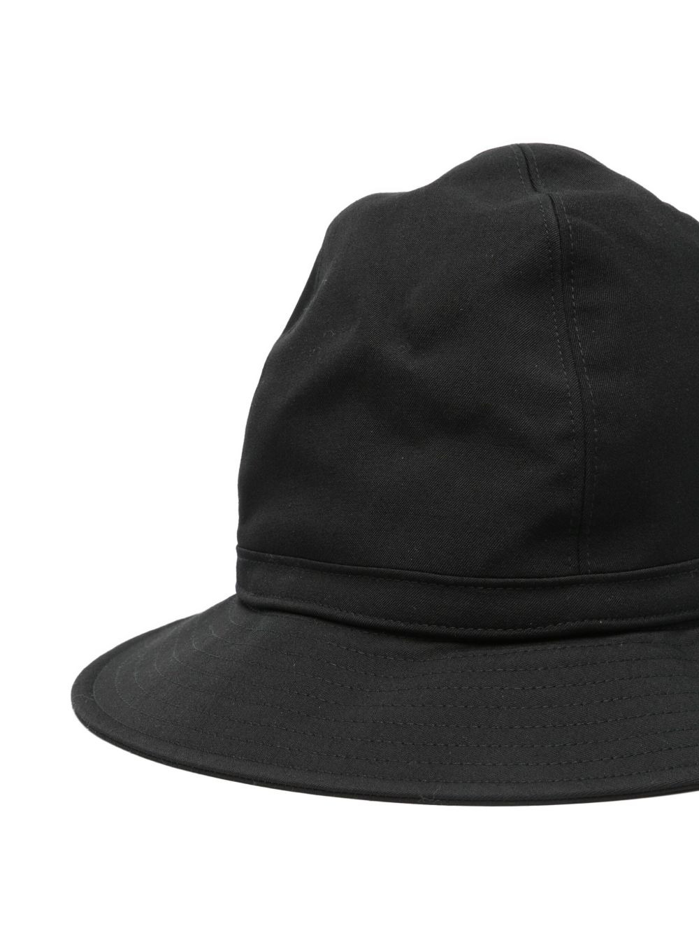 strap-detail cotton bucket hat - 3