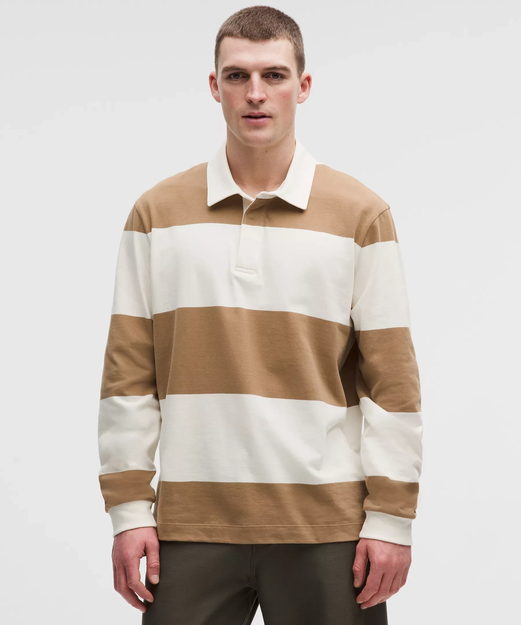 Long-Sleeve Cotton Rugby Shirt - 1