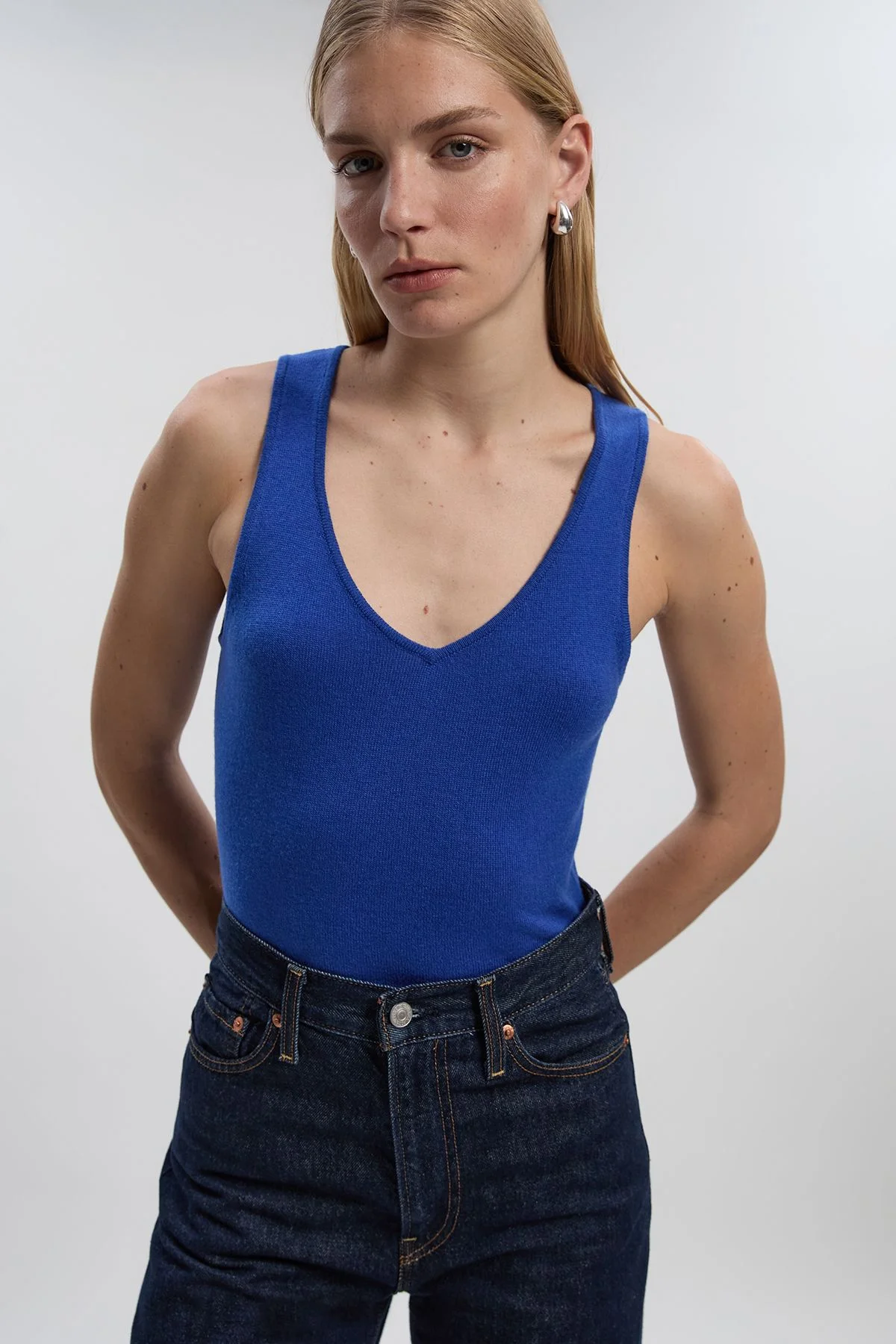 Wool Blend Camisole Top - 1