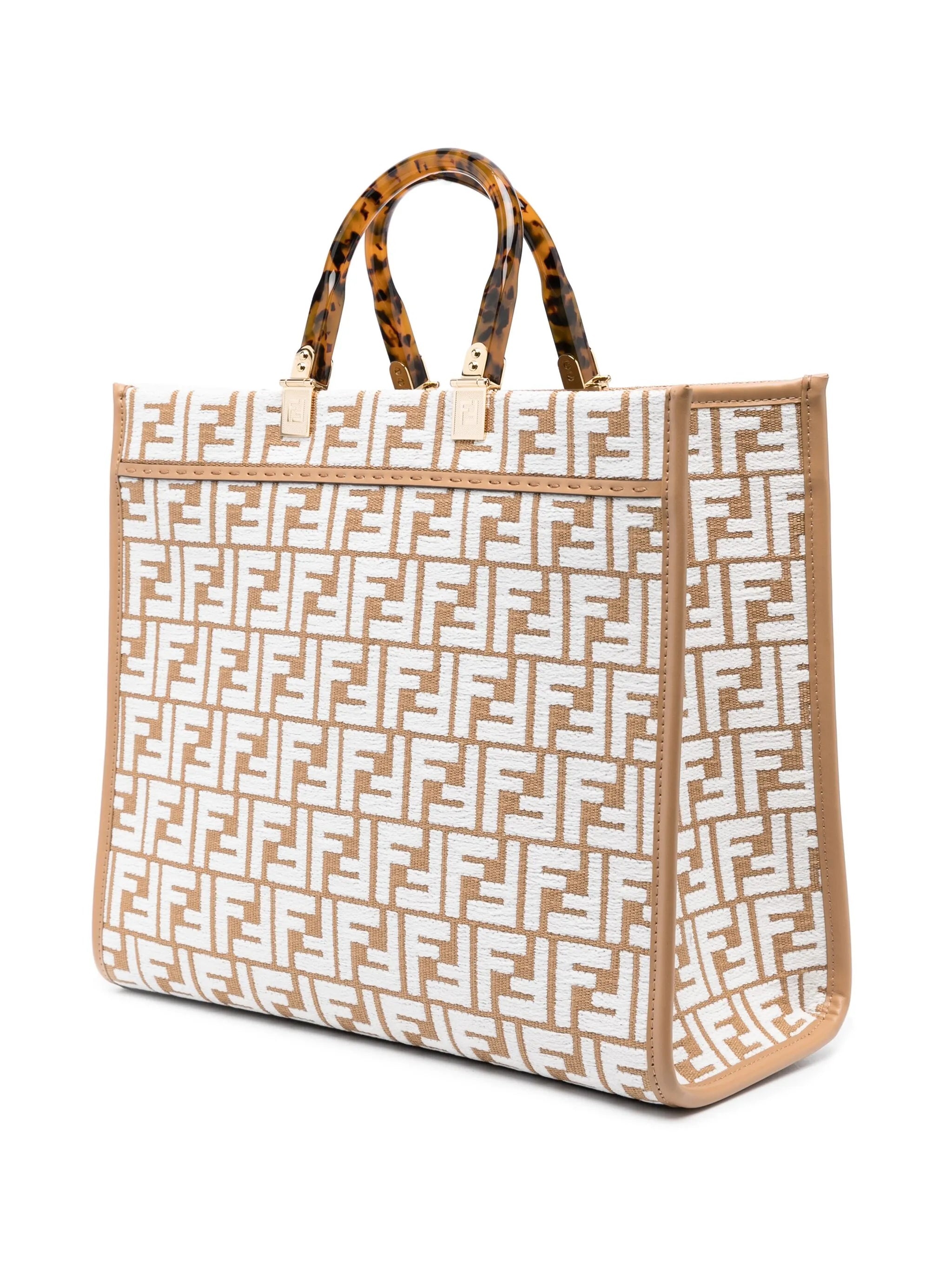Medium Sunshine Raffia Tote Bag - 4
