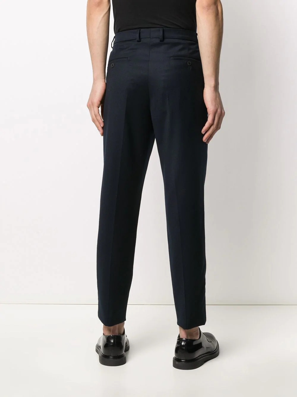 carrot fit tailored trousers - 4