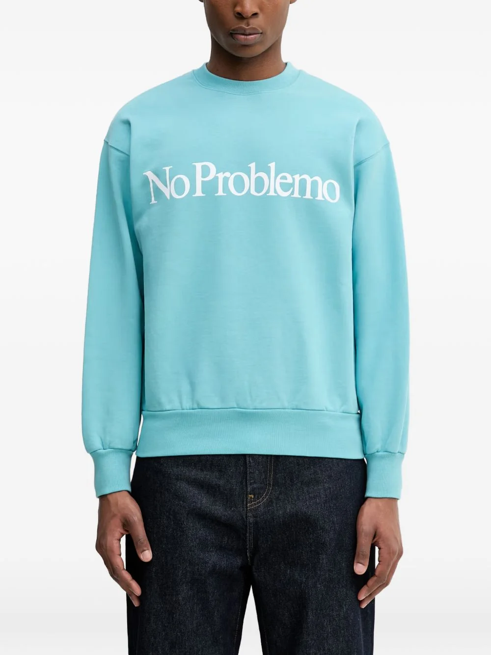 No Problemo logo-print long sleeve sweater - 1