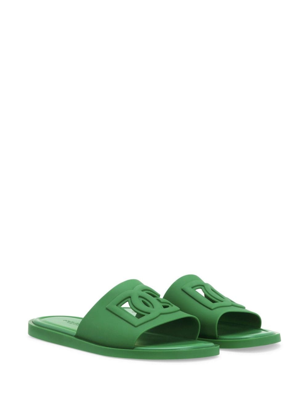 logo-embossed cut-out slides - 2