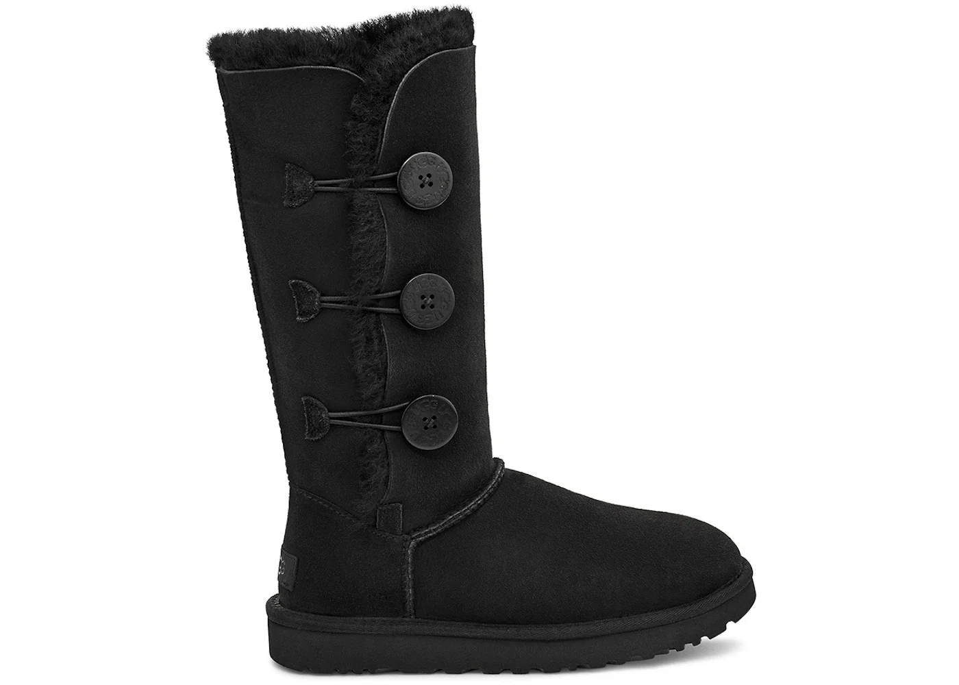 UGG Bailey Button Triplet II Boot Black (Women's) - 1