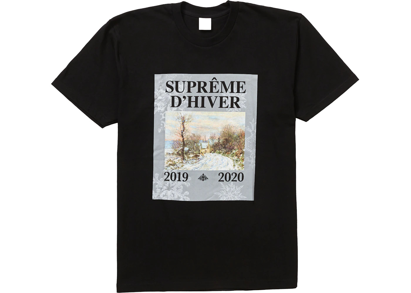 Supreme D'Hiver Tee Black - 1