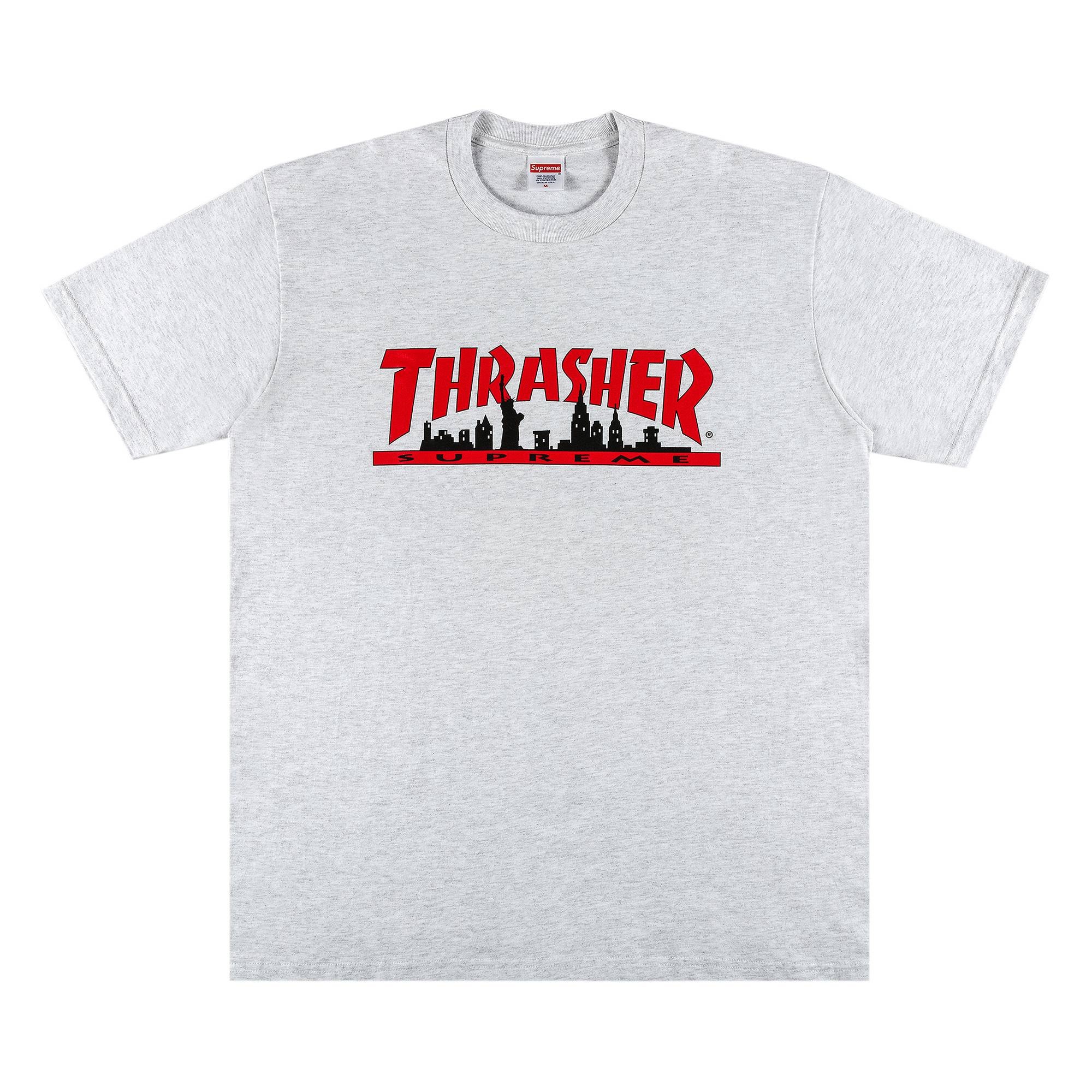 Supreme x Thrasher Skyline Tee 'Ash Grey' - 1