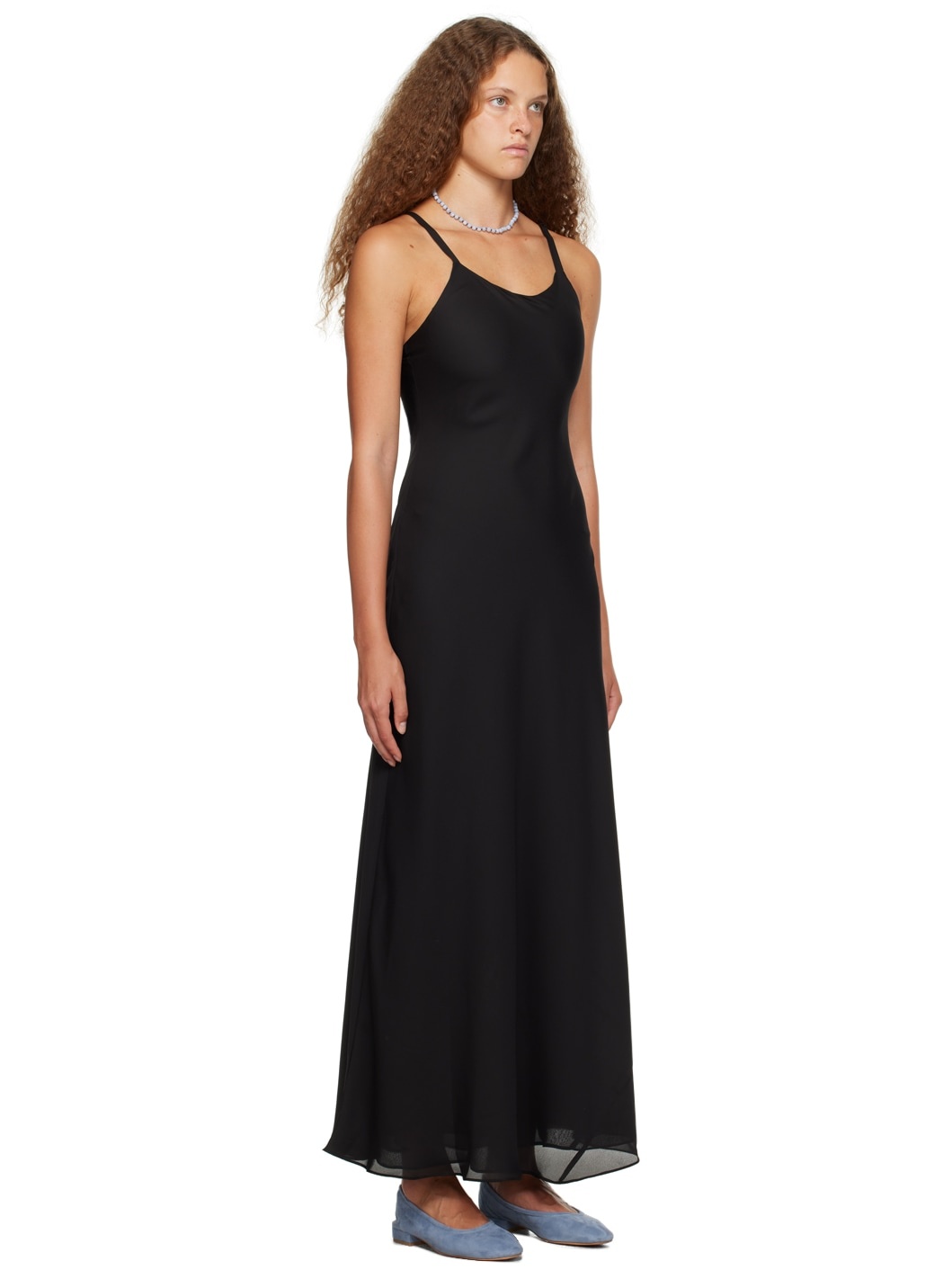 Black Georgie Maxi Dress - 2