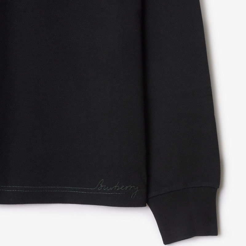 Long-sleeve Wool Polo Shirt 5