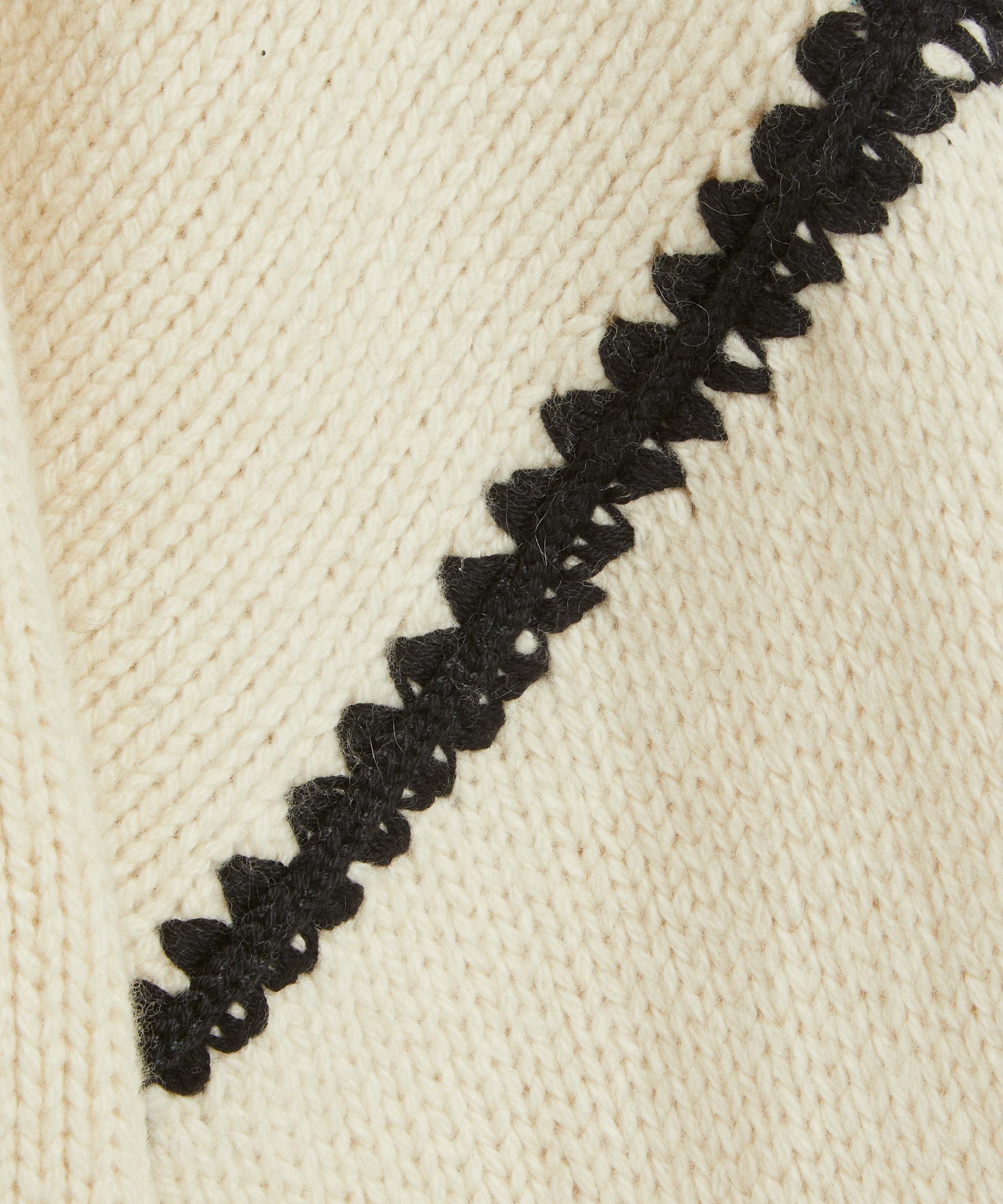 Embroidered Cashmere Knit Jumper - 2