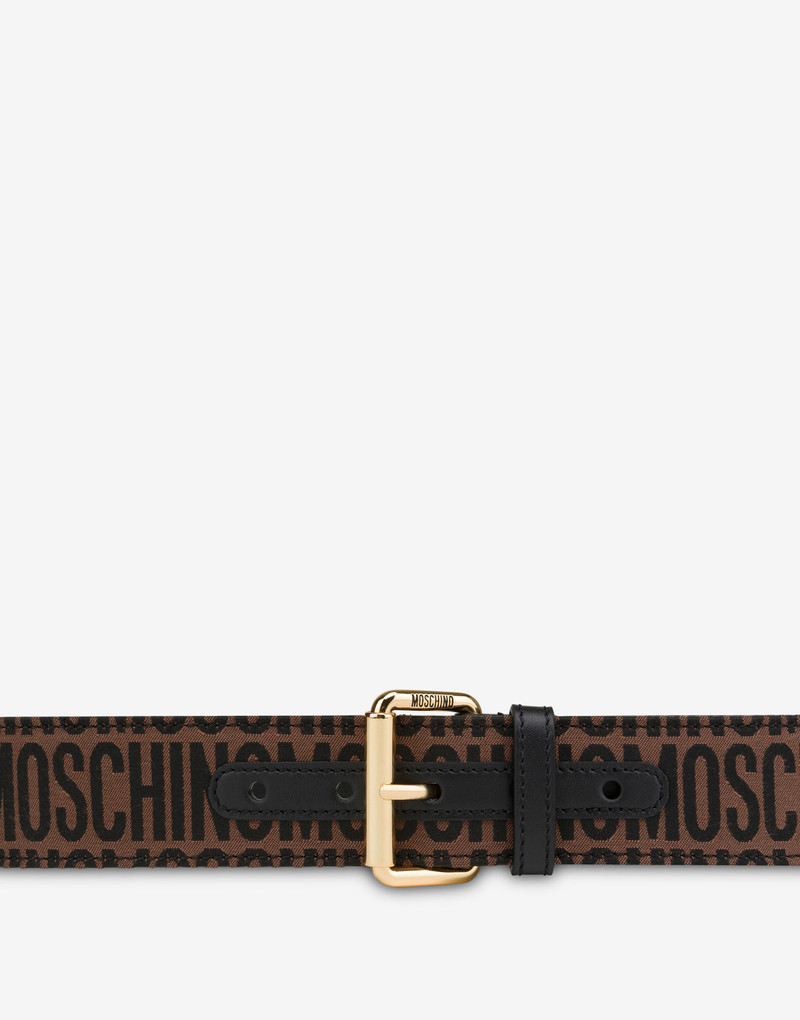 Moschino ALL-OVER LOGO BELT outlook