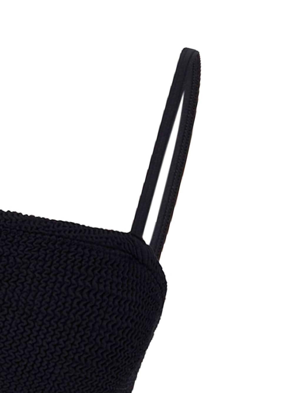 knitted bandeau bikini - 4