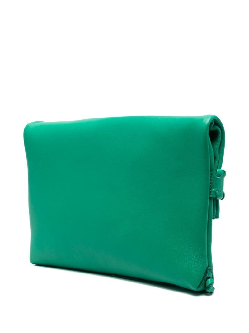 Mony whipstitched clutch bag - 3
