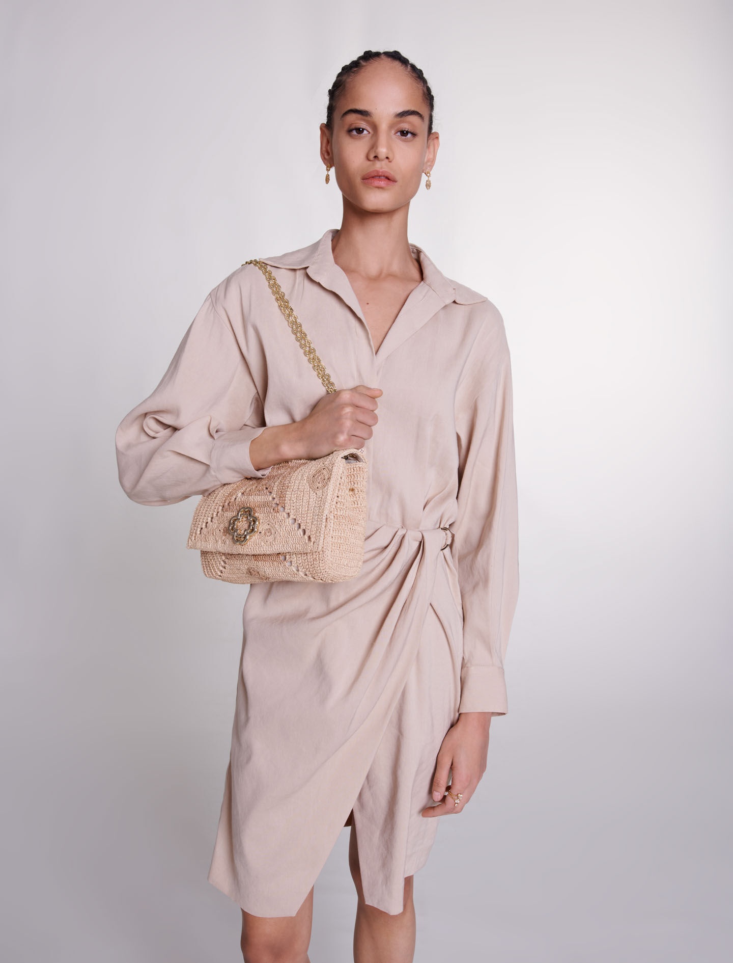 Linen midi dress - 6