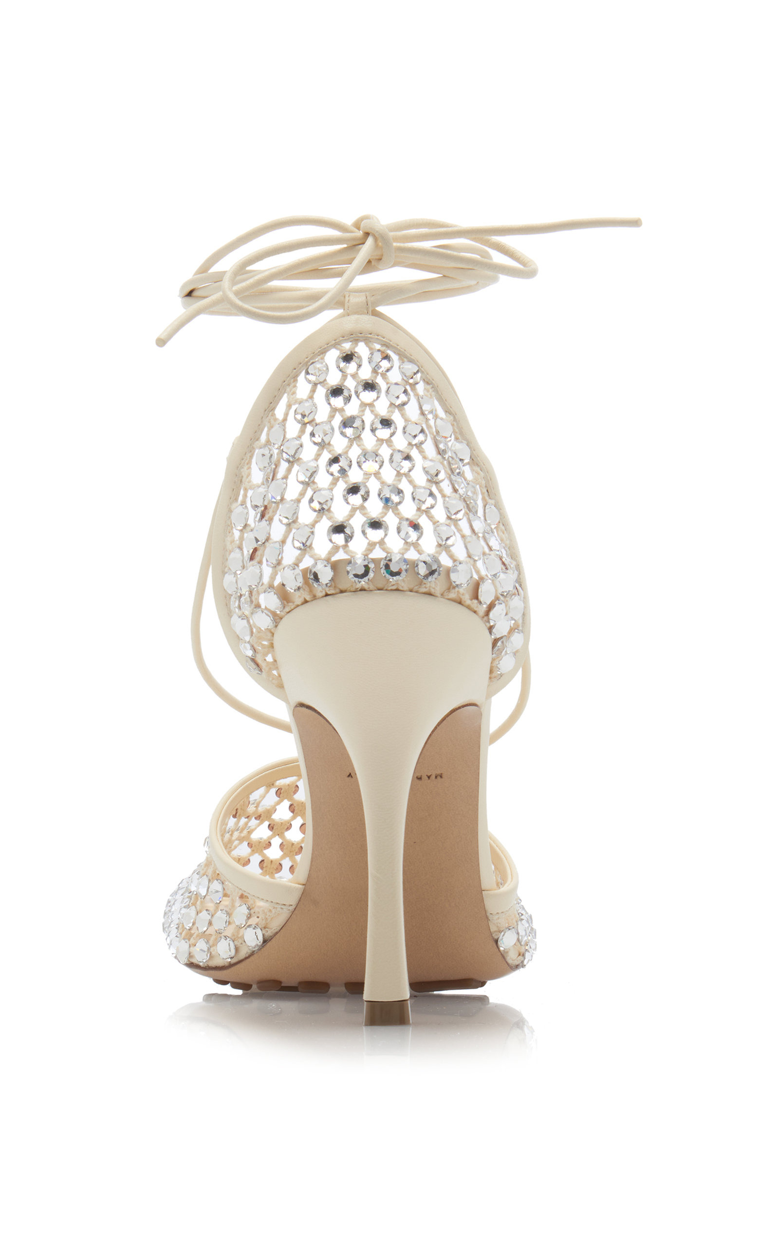 Stretch Crystal Sandals white - 4
