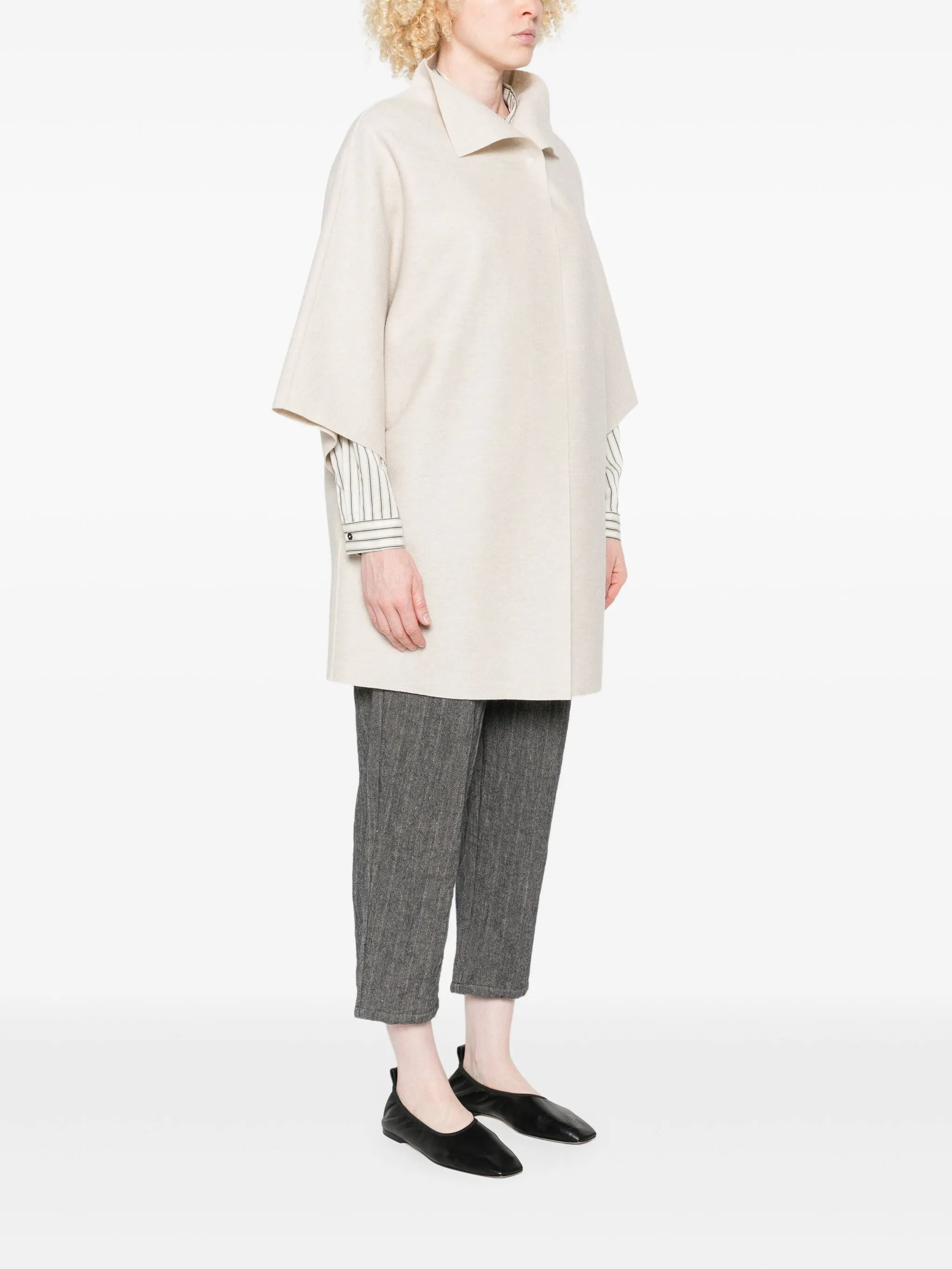 Harris Wharf London Short-sleeve Collared Jacket - 4