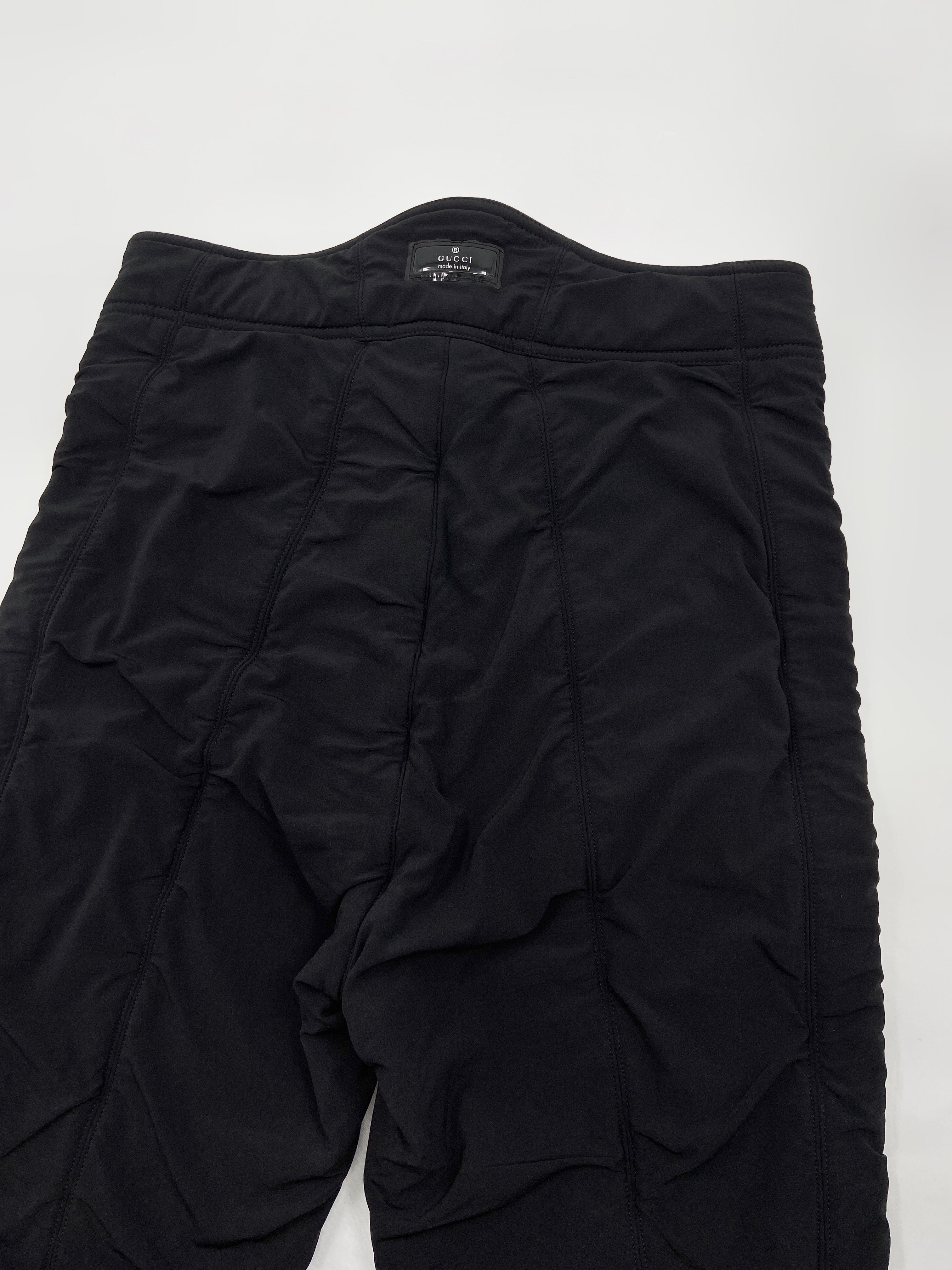 Gucci Fall 1999 Tom Ford Men’s Black Padded Ski Pants 46 - 15