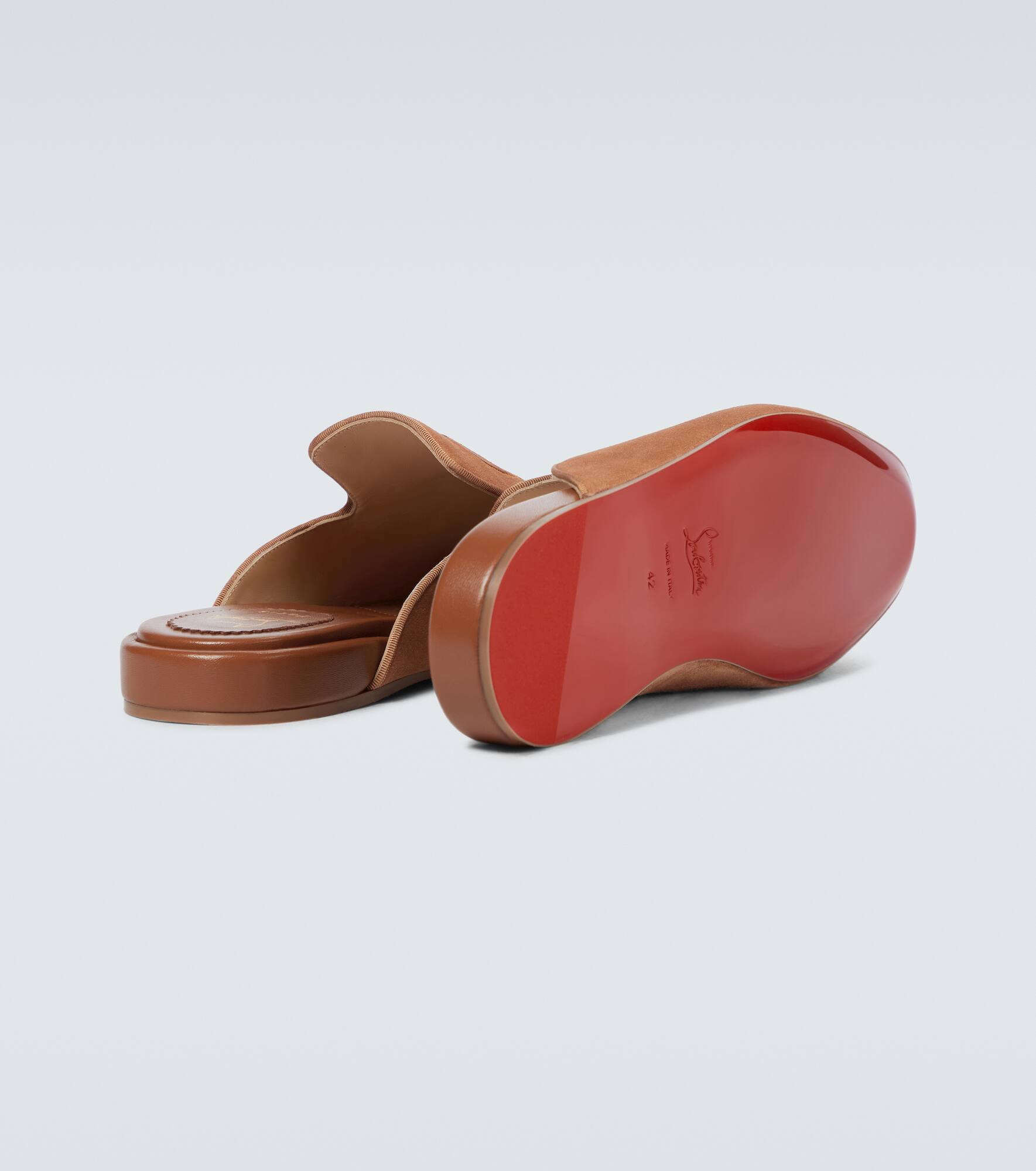 Exclusive to Mytheresa – Navy Coolito Flat mules - 7
