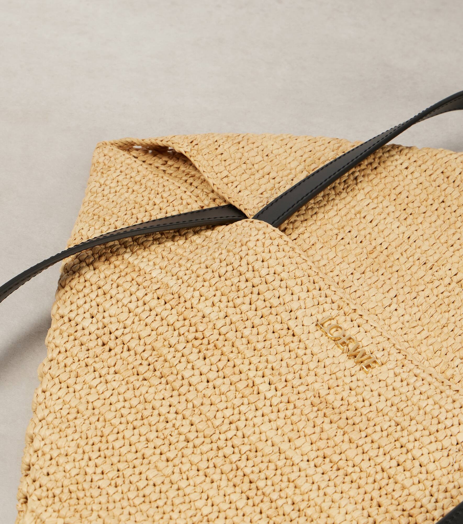 Paula's Ibiza Puzzle Fold raffia tote bag - 6