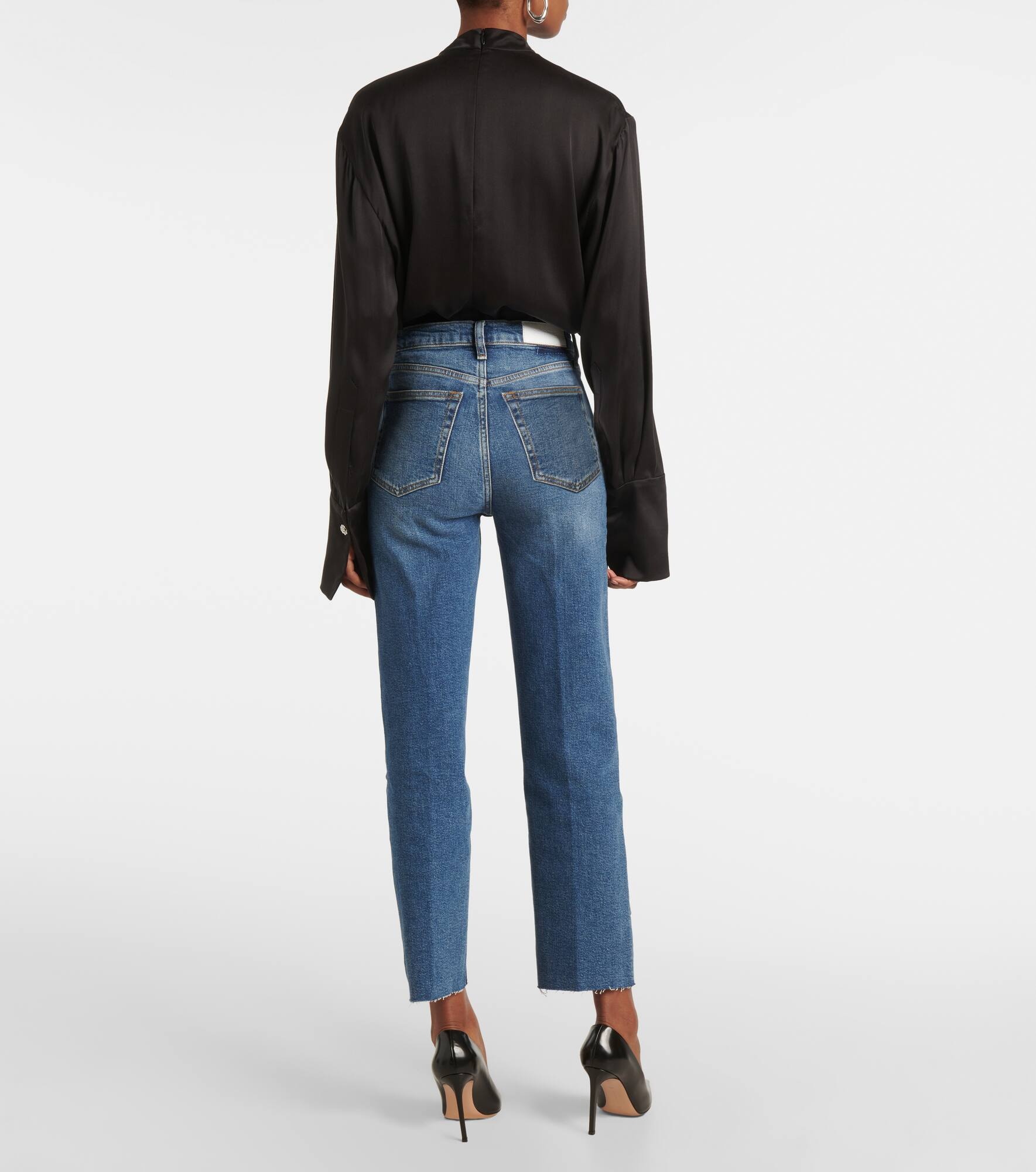 70s Stove Pipe straight jeans - 3
