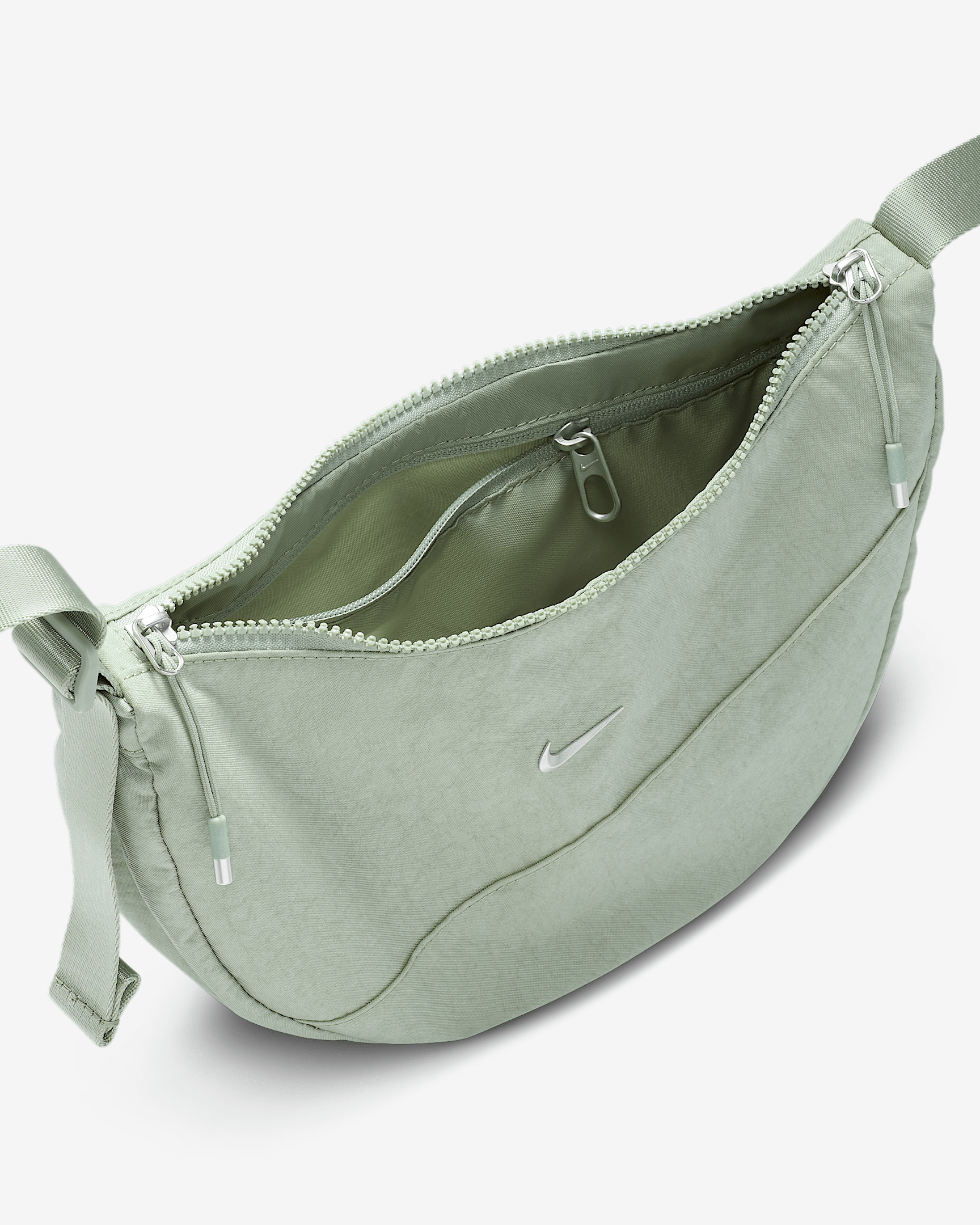 ◇Nike◇ Aura Crescent Crossbody Bag 4L Jade HorizonJade Hor Nike Unisex Aura Crescent Crossbody Bag (4L)