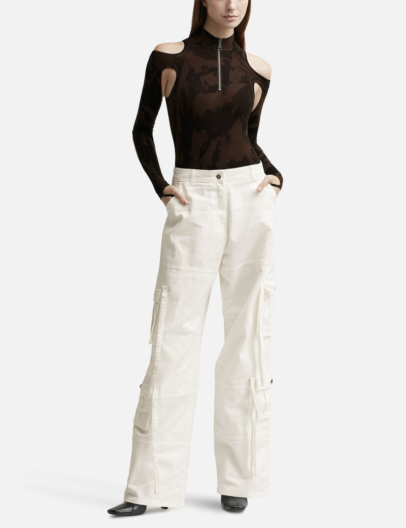 ANDREĀDAMO DRILL CARGO PANTS outlook