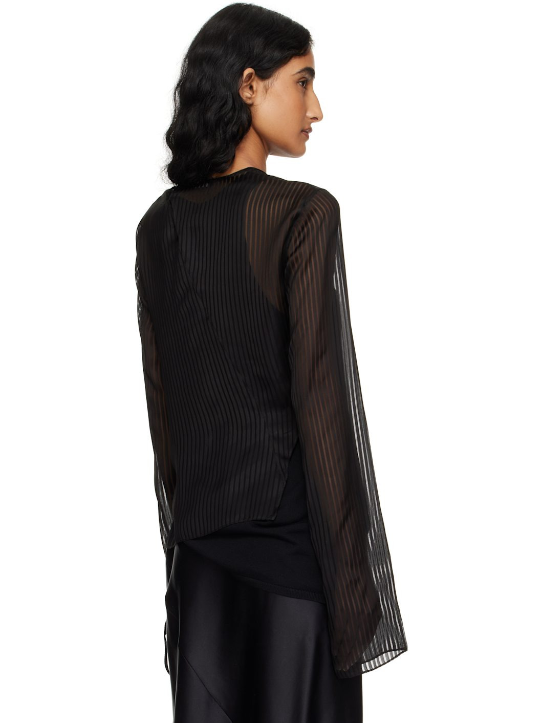 Black Benonia Long Sleeve T-shirt - 3