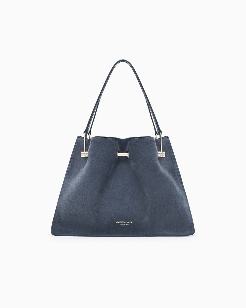 SMALL SUEDE SHOPPER BAG 1