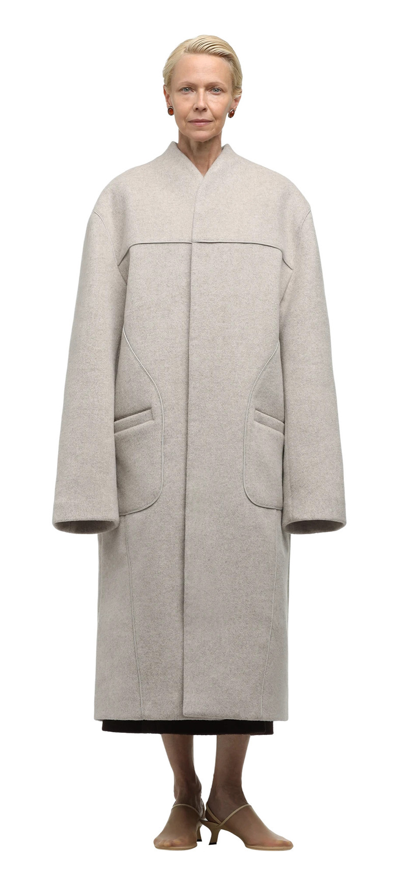 FUZZY COAT COOL GREY 3